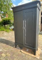 Prachtige Biedermeier kast, offblack, Ophalen