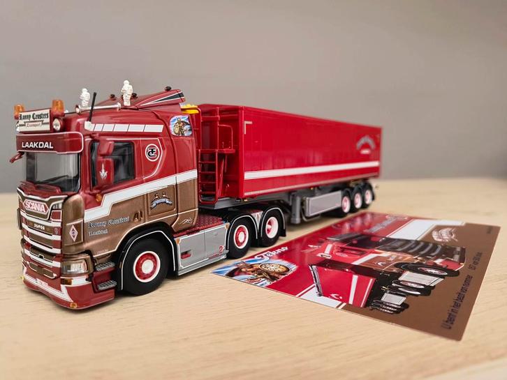 Tekno Scania Ronny Ceusters, Hobby en Vrije tijd, Modelauto's | 1:50, Zo goed als nieuw, Bus of Vrachtwagen, Tekno, Ophalen of Verzenden