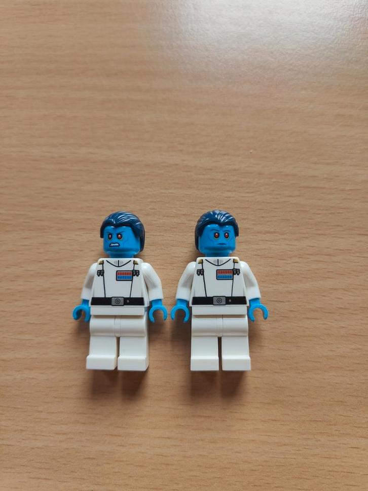 Lego Admiral Thrawn Minifigure 2x, Kinderen en Baby's, Speelgoed | Duplo en Lego, Zo goed als nieuw, Lego, Losse stenen, Ophalen of Verzenden