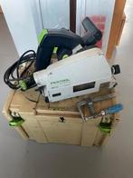 Festool invalzaag ATF 55 met 2x geleiderail., Doe-het-zelf en Verbouw, Ophalen, Gebruikt, Invalzaag, 30 tot 70 mm
