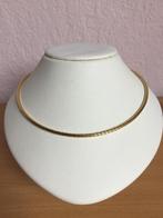 Gouden Puzzel Collier, Sieraden, Tassen en Uiterlijk, Kettingen, Verzenden, Nieuw, Goud, Goud