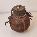 251047 Oude Borana Gorfa Woven Milk Container Ethiopie, Ophalen of Verzenden