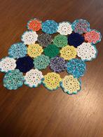 Vrolijk fantasierijk hand gehaakt kleed 46/40 cm. Nieuw!, Ophalen of Verzenden, Nieuw, Haken, Overige typen