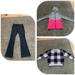 Meisjes flair broek, trainingsjasje en trui maat 134/140, Ophalen of Verzenden, Zo goed als nieuw, Meisje, Trui of Vest
