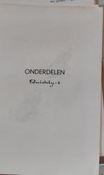 Antiek onderdelenboekje NSU Quickly 1956, Ophalen of Verzenden, Gebruikt