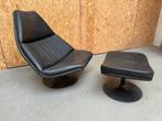 Artifort stoel & hocker, Ophalen, Gebruikt, 50 tot 75 cm, Leer