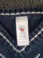 Blauw truitje zonder mouwen Maat 80 h, Kinderen en Baby's, Babykleding | Maat 80, C&A, C&A, Truitje of Vestje, Onbekend