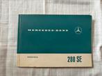 Mercedes 280SE instructie boekje, Auto diversen, Handleidingen en Instructieboekjes, Ophalen of Verzenden