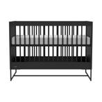 Kidsmill Modular 2 Ledikant Mat Zwart 60 x 120 cm, Ophalen, Zo goed als nieuw, Lattenbodem, Minder dan 140 cm