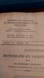 De Telegraaf 10 Januari 1926 100 jaar oud ., Ophalen of Verzenden