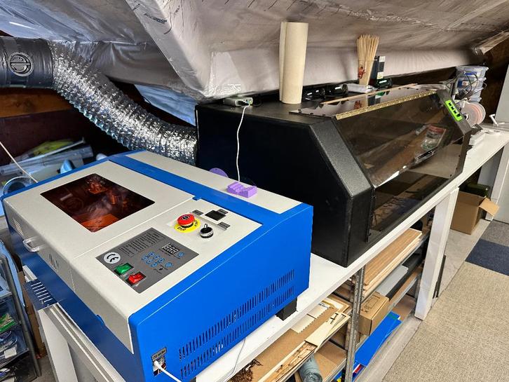 K40 Co2 laser, Hobby en Vrije tijd, Knutselen, Zo goed als nieuw, Overige typen, Ophalen