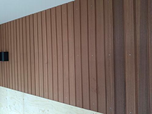 ayous dubbele rhombus gevelbekleding 25x200/170mm, Doe-het-zelf en Verbouw, Hout en Planken, Nieuw, Plank, Overige houtsoorten