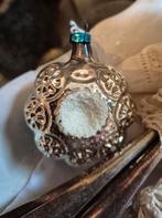 Antieke kerstbal bloem, Ophalen of Verzenden, Zo goed als nieuw