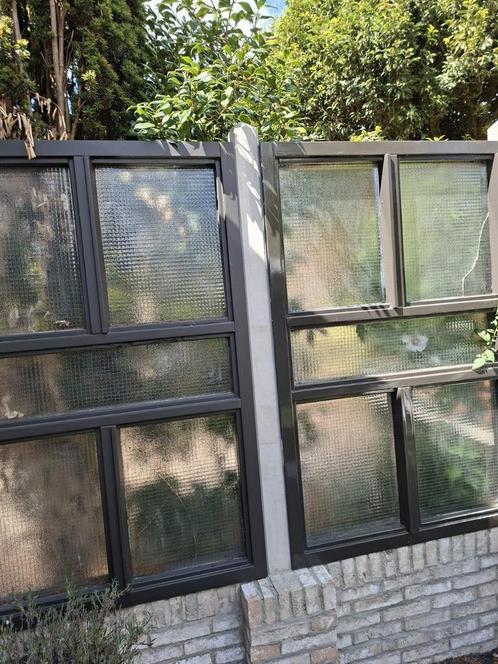 Oude schotten / ramen - schutting, divider, overkapping, Tuin en Terras, Schuttingen, Gebruikt, Hout, 1 tot 2 meter, Minder dan 3 meter