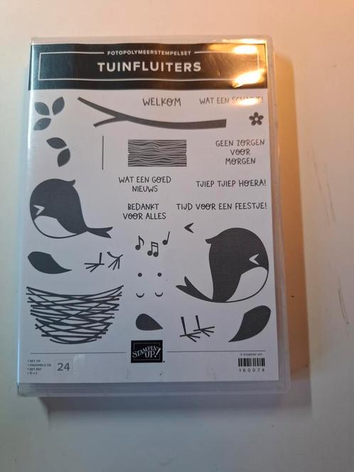 Stampin up stempels: tuinfluiters, Hobby en Vrije tijd, Stempelen, Zo goed als nieuw, Ophalen of Verzenden