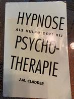 Hypnose-psychologie - therapie boek, Boeken, Ophalen of Verzenden, Gelezen, Klinische psychologie