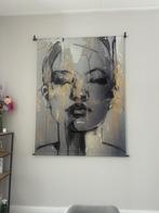 Wandkleed vrouw goud grijs, Huis en Inrichting, Woonaccessoires | Wanddecoraties, Ophalen, Zo goed als nieuw