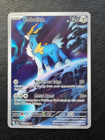 Cobalion #144 scarlet violet black bolt  beschikbaar voor biedingen