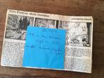Tom Poes en Mom Bakkesz, (knipsel krant), BV44h, Verzamelen, Tijdschriften, Kranten en Knipsels, Ophalen of Verzenden, 1980 tot heden