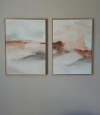 Schilderij op canvas waterverf, Ophalen of Verzenden