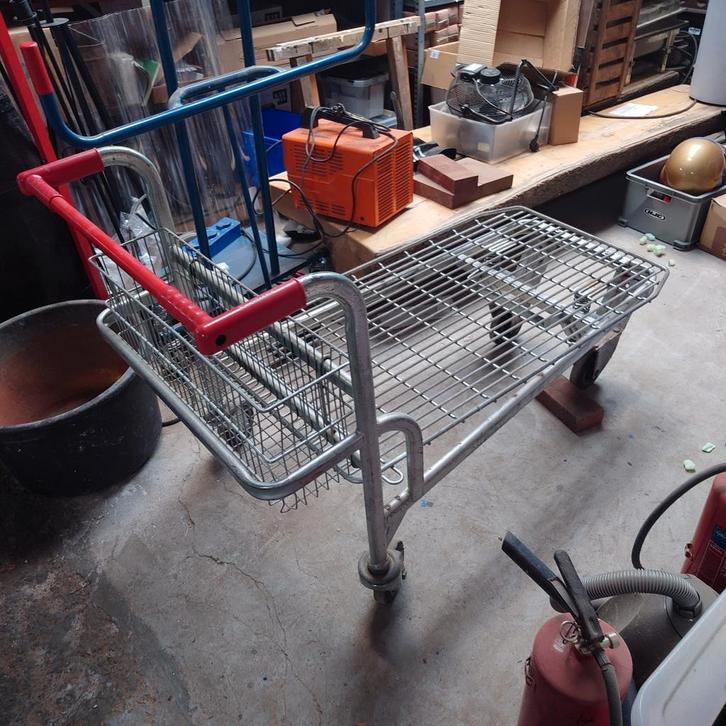 Plateauwagen / Platte Kar, Doe-het-zelf en Verbouw, Transportwagens, Ophalen