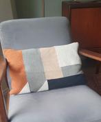 Color block kussen Hema sierkussen, Huis en Inrichting, Ophalen of Verzenden, Zo goed als nieuw, Rechthoekig