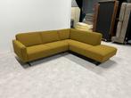 Nieuw GRATIS LEVERING Ploegstof geel bank 255x220, Ophalen of Verzenden, Zo goed als nieuw, Vierpersoons of meer, Stof