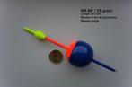 DOODAAS / SNOEKDOBBER HANDBUILT NR. 86.1 / 25 gram, Ophalen of Verzenden, Nieuw, Dobber of Lood