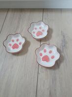 3 stuks katten/ kitten, eet/drink bakjes zo goed als nieuw, Ophalen of Verzenden, Zo goed als nieuw
