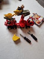 Lego Duplo 2935 Graafmachine brandweer, Ophalen of Verzenden, Gebruikt, Complete set, Duplo