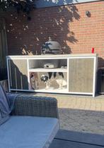 BBQ meubel gepoedercoat staal, Tuin en Terras, Ophalen, Zo goed als nieuw