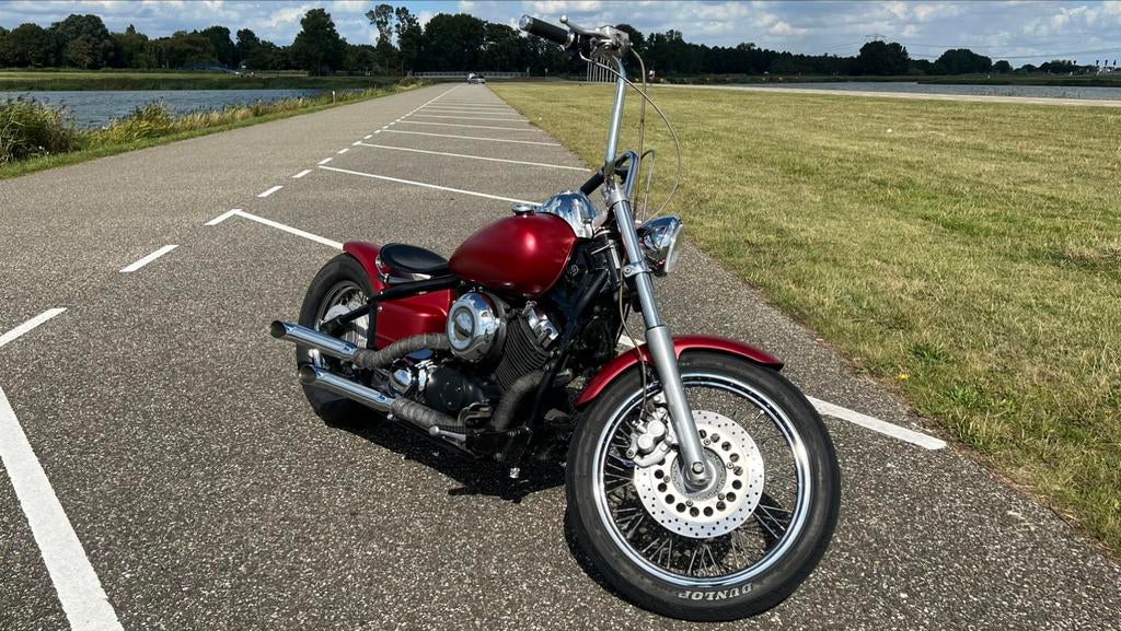 Yamaha XVS650 Bobber, Cardan-aandrijving, 2 cilinders, Chopper, Particulier