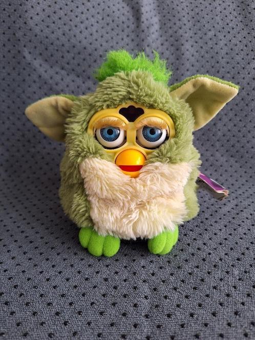 Furby Groen 1998 collectorsitem, Kinderen en Baby's, Speelgoed | Knuffels en Pluche, Gebruikt, Overige typen, Ophalen