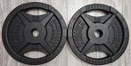 Olympische 50mm Halterschijven 2x25kg Totaal 50kg! ijzer, Sport en Fitness, Ophalen, Zo goed als nieuw