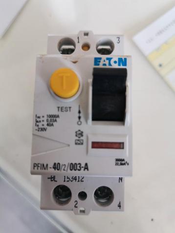 Eaton PFIM-40/2/003-A Aardlekschakelaar beschikbaar voor biedingen