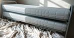Bed en onderschuifbed + 2 matrassen (spiraalbodem divanbed), Huis en Inrichting, Slaapkamer | Bedden, Ophalen, Gebruikt, Eenpersoons