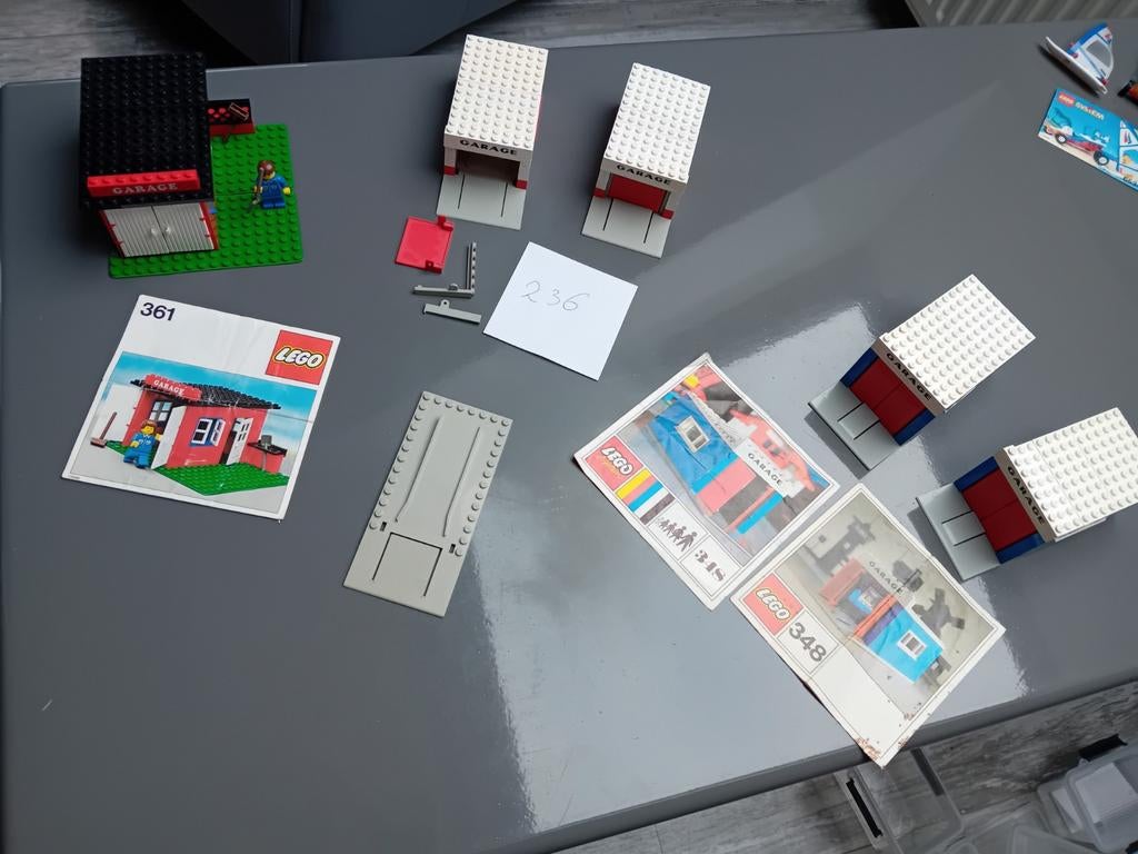 Diverse vintage lego garages lego 236. Lego 346. Lego 361., Ophalen of Verzenden, Gebruikt
