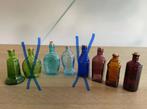 Fantastisch setje vintage Wheaton flesjes, Ophalen of Verzenden
