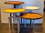 Diverse metalen bijzettafels in diverse hoogtes nieuw B keus, Minder dan 55 cm, Metaal of Aluminium, Nieuw, Onbekend