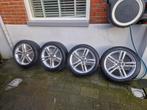 Audi velgen 5x112 met winterbanden, Auto-onderdelen, Banden en Velgen, 17 inch, Velg(en), Gebruikt, Winterbanden