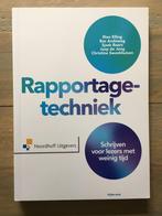 Rapportage techniek, Verzenden, Zie omschrijving, HBO, Zo goed als nieuw