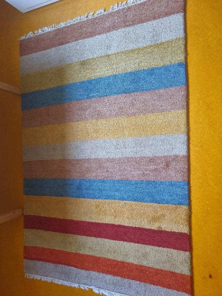 Vrolijk tapijt Indo Gabbeh Ikea, Huis en Inrichting, Stoffering | Tapijten en Kleden, Zo goed als nieuw, 100 tot 150 cm, 200 cm of meer