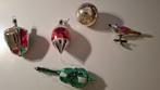 5 oude kerstballen, Antiek en Kunst, Verzenden