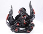 S M snowboard bindingen NITRO FREESTYLE CUSTOM, black/red, Verzenden, Gebruikt, Bindingen