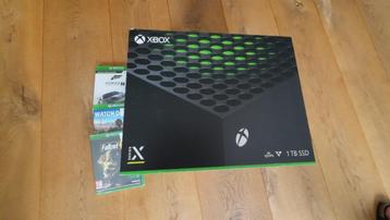XBox Series X 1TB original Box + 3 Games beschikbaar voor biedingen