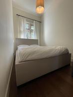 Bed met hoofdeinde Dream start 140 x 200 / technoflex 3000, Overige materialen, Gebruikt, Beige, Tweepersoons