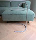Vintage Ry bijzettafel Ikea, jaren 80 - metaal/ glas, Ophalen, Minder dan 55 cm, Gebruikt, Rond