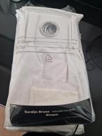 2x Witte gordijnen - Nieuwstaat, Ophalen, Zo goed als nieuw, 200 cm of meer