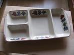 Boerenbont snackschaal / 4-vakschaal Boerenbond, Gebruikt, Ophalen of Verzenden, Schaal of Schalen, Aardewerk