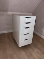 Witte ALEX IKEA Ladekast, Ophalen, 5 laden of meer, Zo goed als nieuw, Minder dan 100 cm